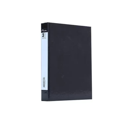 Slim 2 ring binder lami- black