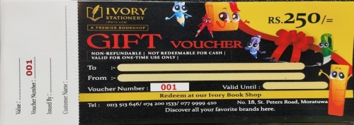 Gift Voucher 250 Rupee