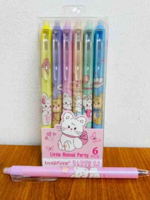 Pressable Erasable Pen Blue