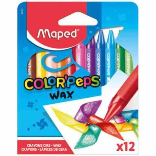 Maped - Color Peps Wax Crayon x12